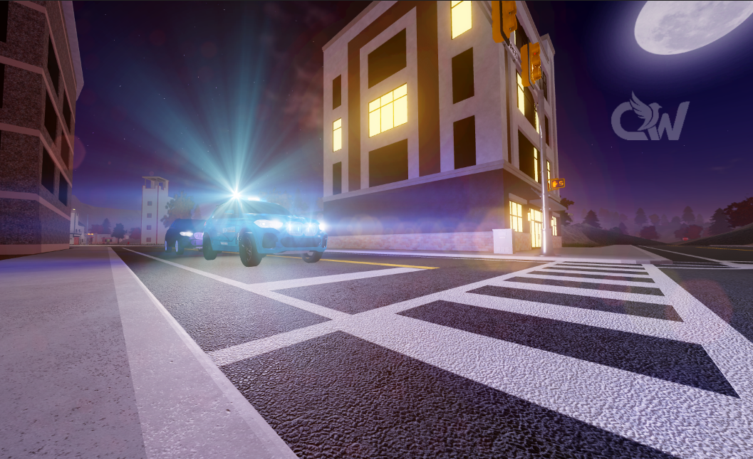 Police roleplay scene